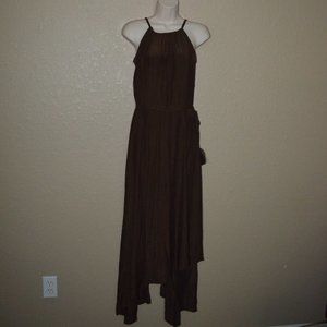 Sz XS Calypso St Barth Brown Long Maxi Dress